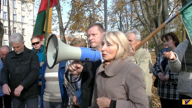MITINGAS PRIE LIETUVOS URM 2018-10-16 смотреть онлайн