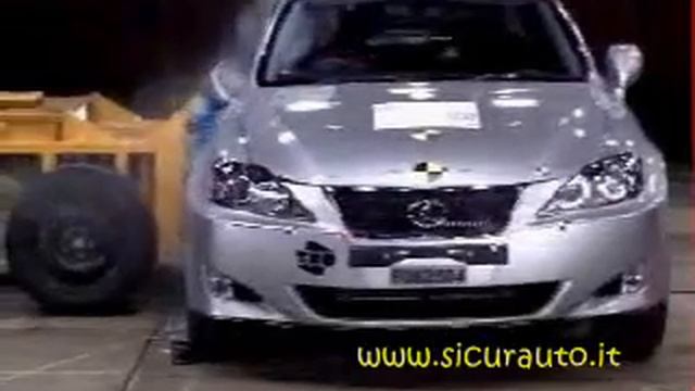Crash Test EuroNCAP Lexus IS (2006) www.sicurauto.it смотреть онлайн