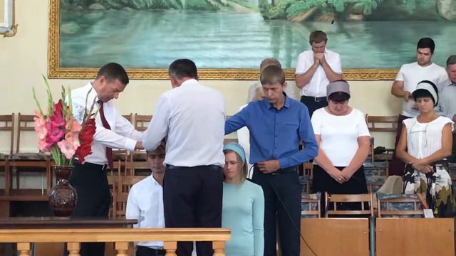 Рукоположение на диаконский служения Калинина Игоря. Кременчугская Церковь ЕХБ 8 сентября 2019 г. смотреть онлайн