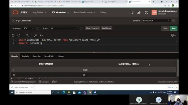 Oracle APEX - Creating a complex VIEW objects (Join tables, group aggregation) смотреть онлайн