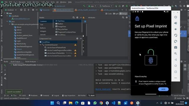 How To Use the Fingerprint Sensor On Android Emulator in Latest Android Studio Electric Eel 2023 смотреть онлайн