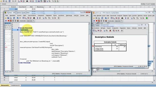 SPSS Video-Seminar # Teil 72 Python 8 смотреть онлайн