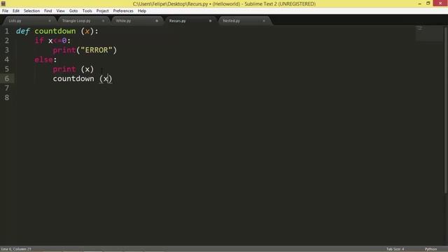 Tutorial: "Using Recursion in Python" смотреть онлайн