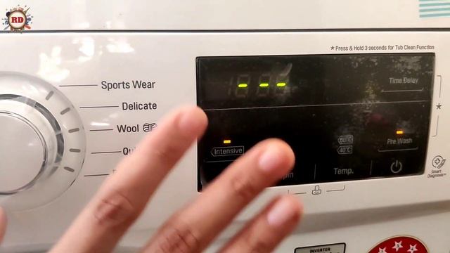 LG WASHING MACHINE FRONT LOAD 6 KG Demo In Malayalam