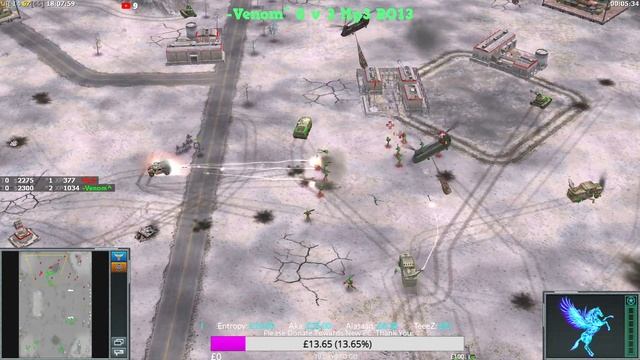 Live Grand Final! 16.30 GMT -Venom^ v Mp3 1v1 Beginner/Low Semi Tourney Command & Conquer Zero Hour смотреть онлайн