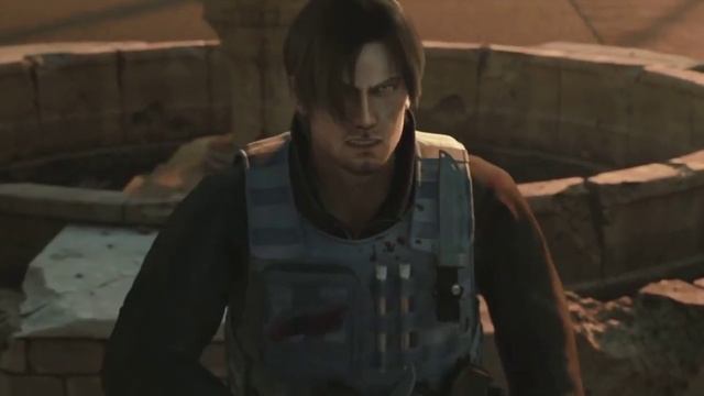 Леон с ножом против Двух Тиранов - Resident Evil: Damnation (2012) смотреть онлайн