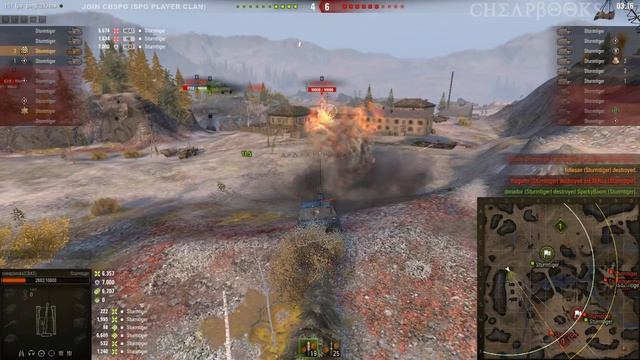 Sturmtiger 10100 Damage 4 Kills смотреть онлайн