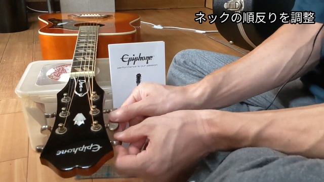 【エピフォンDOVE】自分でネック調整した結果が…。 смотреть онлайн