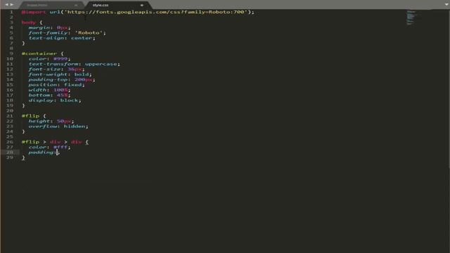 HTML - CSS - JS | Simple CSS text animation смотреть онлайн