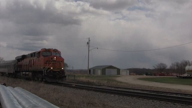 BNSF Geo Car On The BNSF Peoria Sub смотреть онлайн