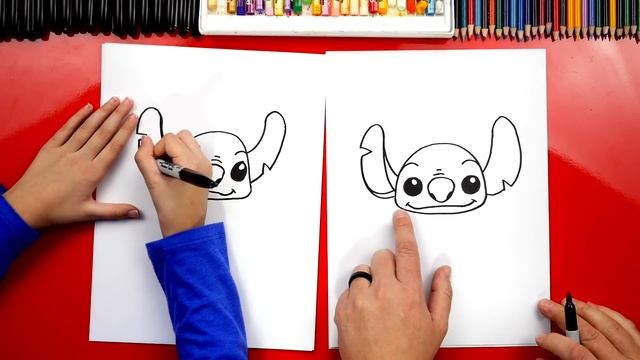 How To Draw Stitch From Lilo And Stitch
