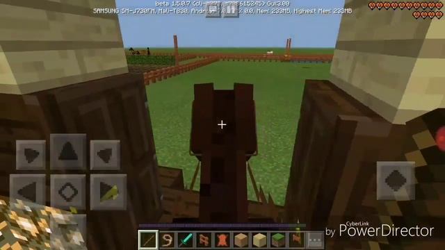 Огромная конюшня в МАЙНКРАФТ!