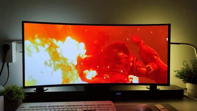Samsung Oled G8 Monitor 21:9 - FFVII Remake Integrade PC Max settings - Hue Sync App Ambilight смотреть онлайн