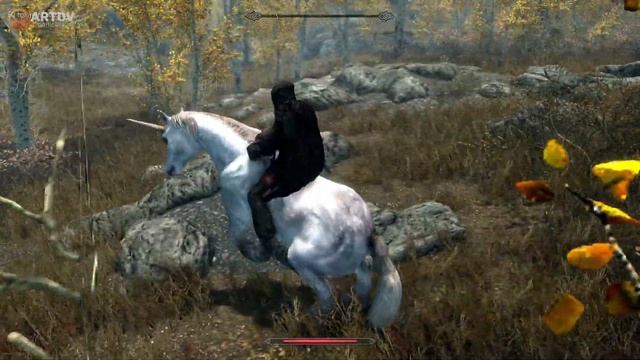 Как Получить ЕДИНОРОГА в Skyrim Anniversary • Лошадь с Бесконечной Стаминой в Скайрим смотреть онлайн
