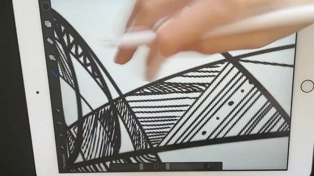 Рисую мандалу (узор) в Procreate на iPad смотреть онлайн