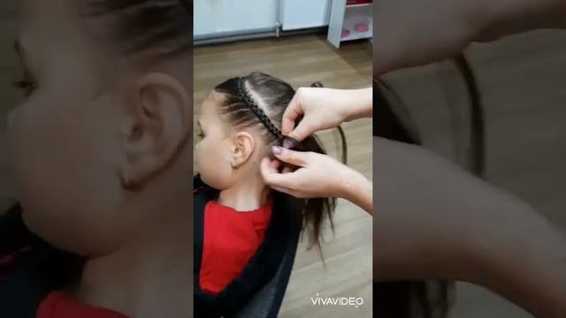 Брейды. Плести брейды. детская прическа. Прическа на выпускной. смотреть онлайн