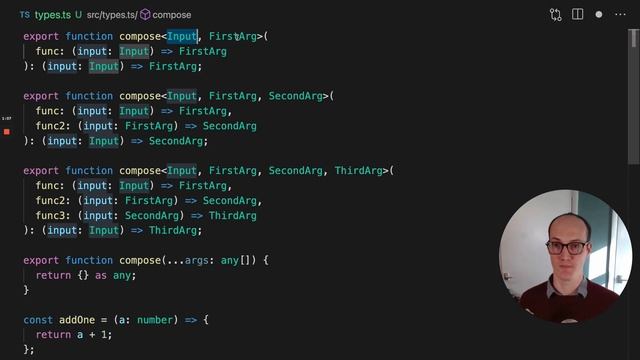 Master FUNCTION OVERLOADS with 'compose' - Advanced TypeScript смотреть онлайн
