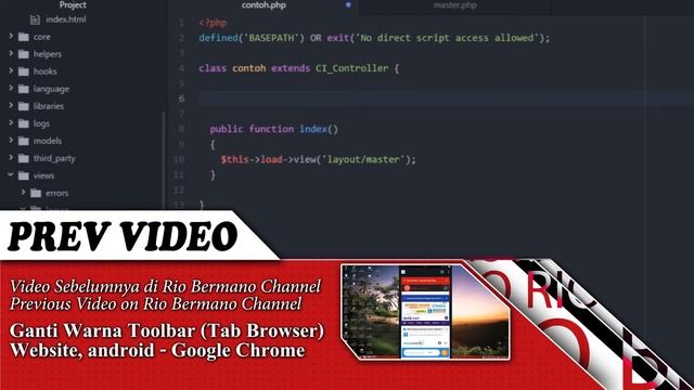 Cara Membuat Layout Master CodeIgniter (CI) - PHP Framework смотреть онлайн