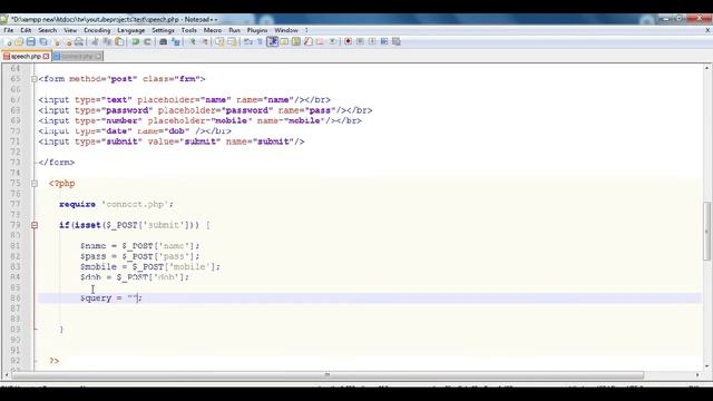 how to submit html form data into database in telugu смотреть онлайн