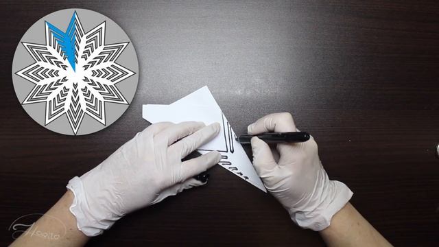DIY |❄️ Как сделать снежинку из бумаги своими руками. Просто, быстро и легко. смотреть онлайн