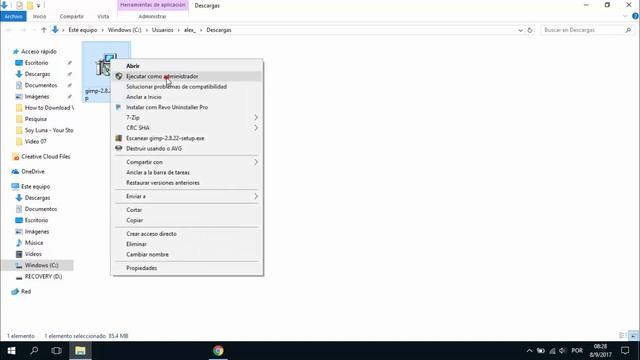 Como Descargar GIMP 2.8.22 en Español Gratis - Windows 10|8.1|8|7 Tutorial Actualizado смотреть онлайн