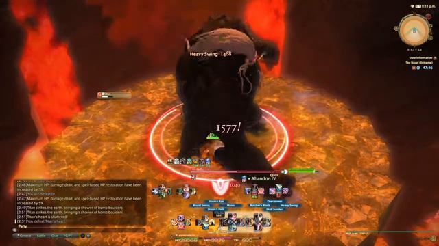 FINAL FANTASY XIV WARRIOR SOLO THE NAVEL (EXTREME) смотреть онлайн