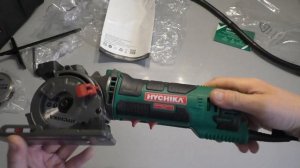 Мини циркулярная погружная пила Hychika! Обзор Тесты!