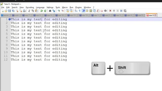 how to edit multiple lines in notepad++ смотреть онлайн