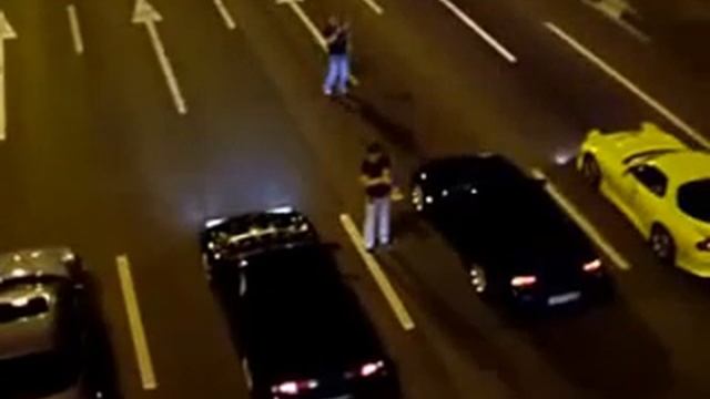 Стритрейсинг на подмосковном шоссе. смотреть онлайн