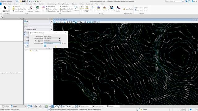 How to export the contour label to .dwg file смотреть онлайн