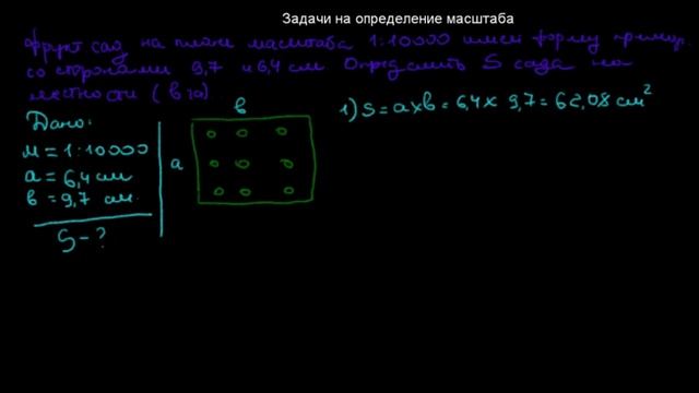 39 Задачи на определение масштаба определение площадей смотреть онлайн