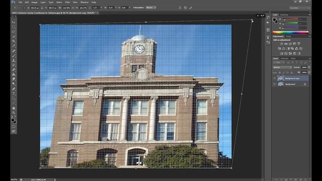 Photoshop Tutorial - How to Change Image Perspective in Photoshop (Easy) смотреть онлайн