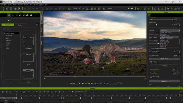 iclone 7 сцена, динозавры iclone 7 scene, dinosaurs смотреть онлайн