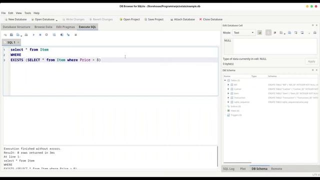 SQL - Keyword Exists смотреть онлайн