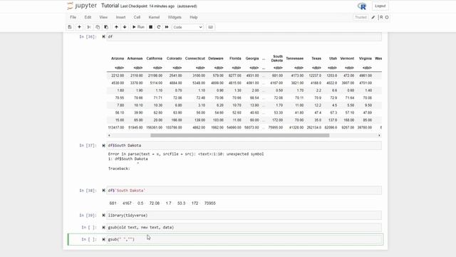 Remove Spaces from Column Names in R Using Jupyter Notebook || R Tutorials смотреть онлайн