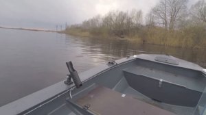 Обзор лодки Робинзон 400 на воде  Часть 1