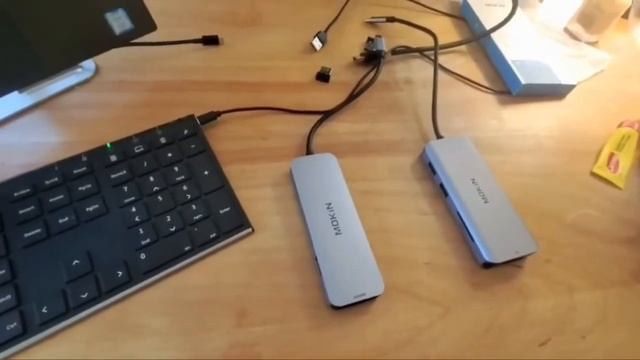 MOKiN USB C Docking Station Dual Monitors for Windows смотреть онлайн