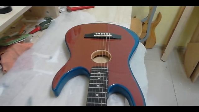 Гитара своими руками из сосны | стратокустик LK 1.0.17 смотреть онлайн