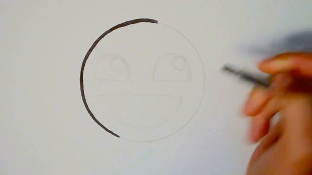 Как нарисовать смайлики. Учимся рисовать смайлы. How to draw smileys Emoji. Drawing a smiley face смотреть онлайн