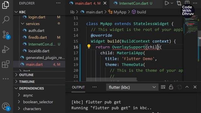 [HINDI] #6 Check Internet Connectivity In Flutter || Internet Connectivity In Realtime смотреть онлайн