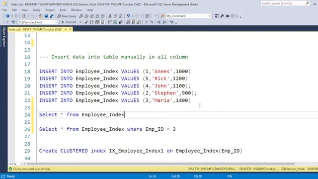 19. Clustered Index Vs Non-Clustered Index| Index in SQL by Pandey Guruji in Hindi смотреть онлайн