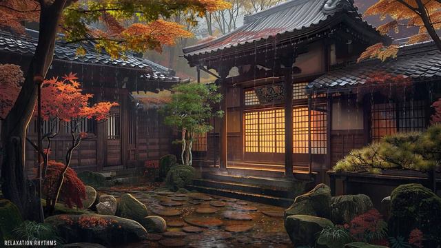 2 Hours⚡🌧️Relaxing Sleep Music💦Soft Rain Sleep💖Deep Sleeping Music💖Piano Chill Relaxing Music