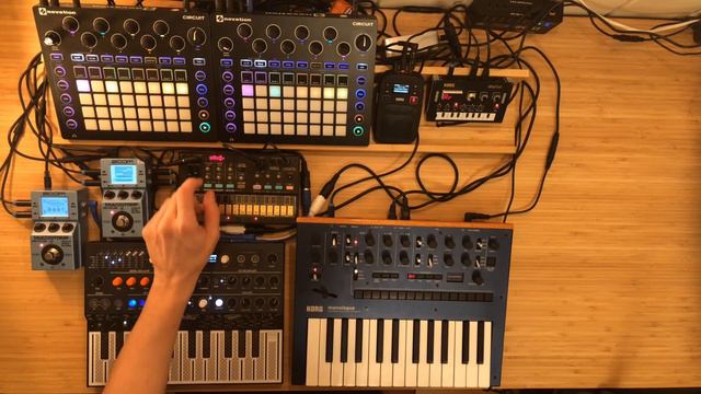 Korg NTS1, Monologue, Volca FM, Arturia MicroFreak, Novation Circuit, Solitude Jam смотреть онлайн
