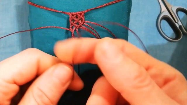MACRAME TUTORIAL#15 NUDO CELTA lineal Simple, Celtic lineal knot for beginners смотреть онлайн