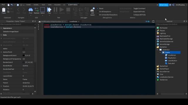 How To Make A Animated MAIN MENU!!! | Roblox Studio смотреть онлайн