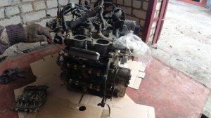 Разбираем мотор FB25 от Subaru за 10 минут.