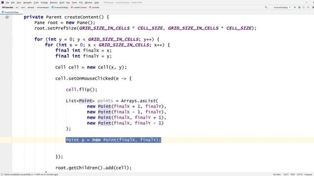 JavaFX Game: Inverse Grid смотреть онлайн