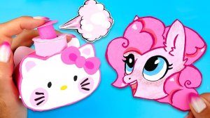 Бумажная косметика духи Хэллой Китти