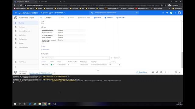 Google Cloud Platform: Kubernetes & Istio смотреть онлайн