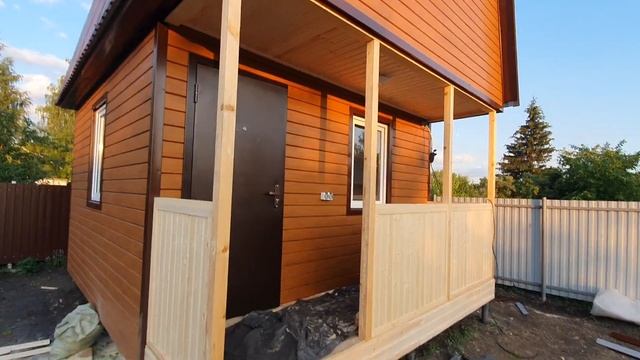Дачный дом 4х5м в 2 этажа от компании Лесное раздолье Омск. смотреть онлайн